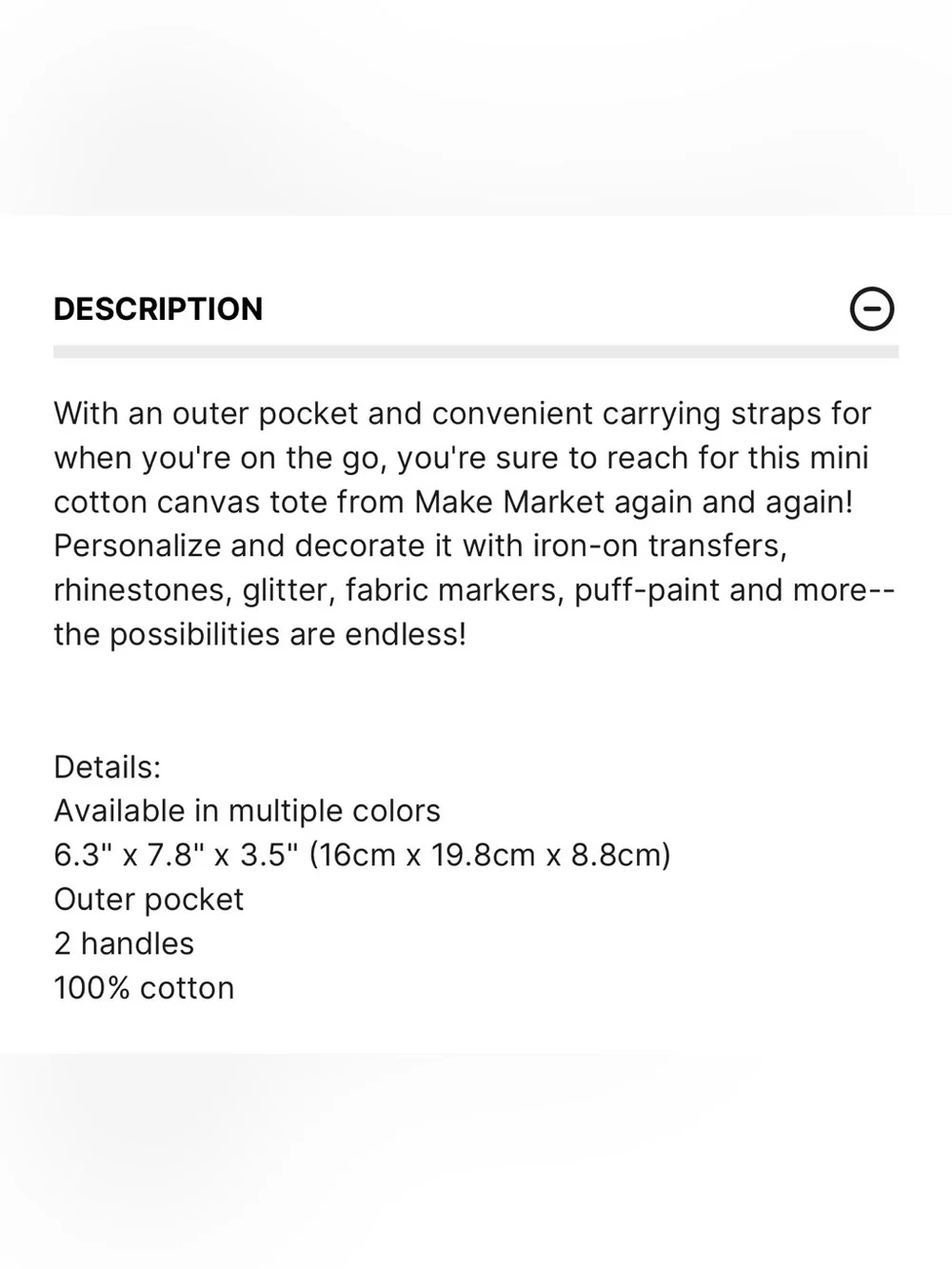 Makers Market Canvas Pokémon Mini Tote in Black and Cream